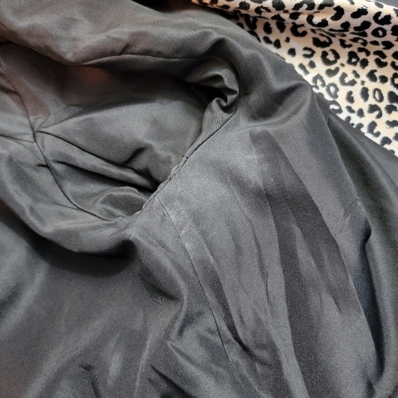 NINE West Leopard Print Blazer Tan & Black Size Small - Picture 11 of 12
